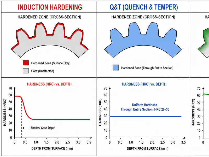 Chinese Gear Steel Grades Explained – S45C, 40Cr, 42CrMo, and 20CrMnTi Selection