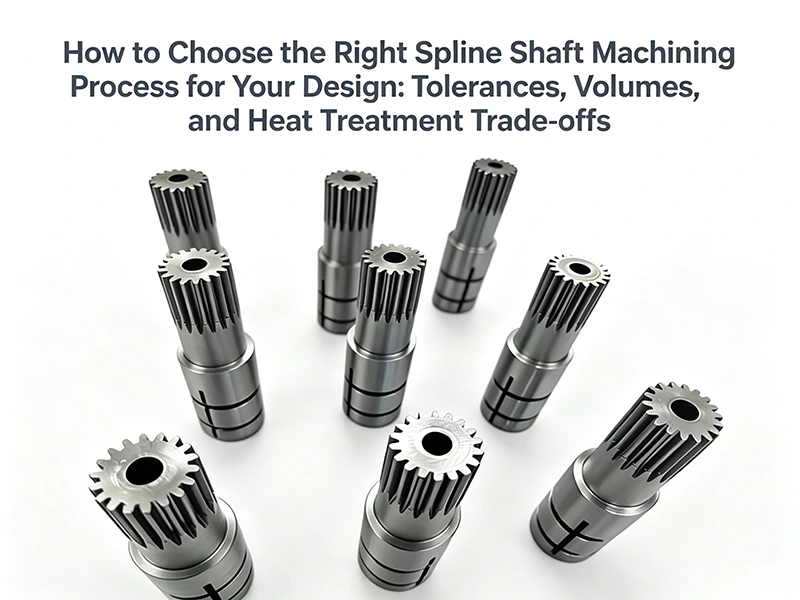 How to Machine Spline Shafts: Manufacturing Processes, Process Selection, and Design Tips