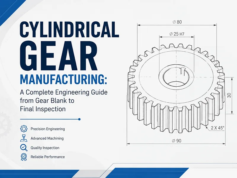 Cylindrical Gear Manufacturing: A Complete Engineering Guide from Gear Blank to Final Inspection