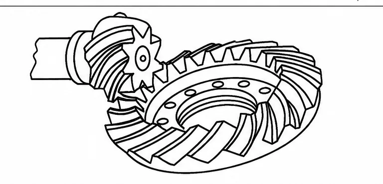 Curved-Tooth-Bevel-Gear