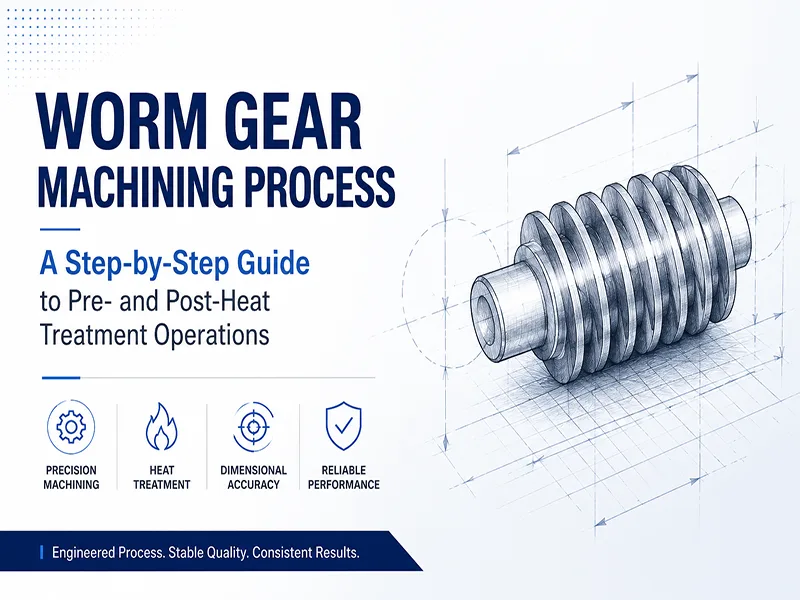 Worm Gear Machining Process A Step-by-Step Guide to Pre- and Post-Heat Treatment Operations