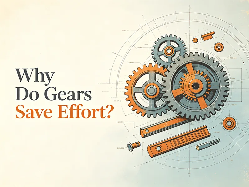 Why Do Gears Save Effort?
