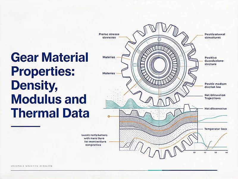 Gear Material Properties: Density, Modulus and Thermal Data